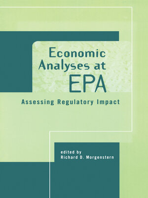 cover image of Economic Analyses at EPA